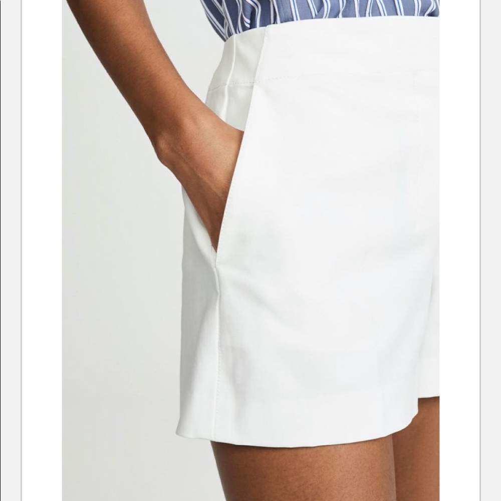 Theory NWT Size 00 White Shorts with Double Stretch